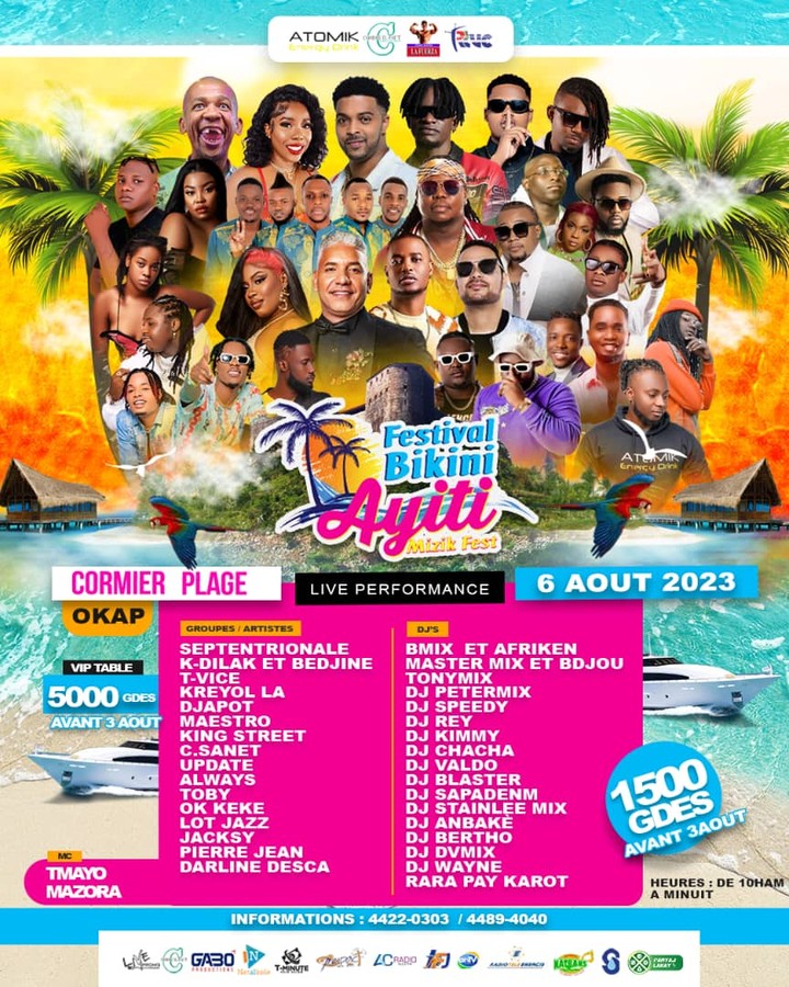UPDATE ap la sa vle di NEW GENERATION REPRESENT la jenes an ale plezi a se la li ye 6 aout e nou